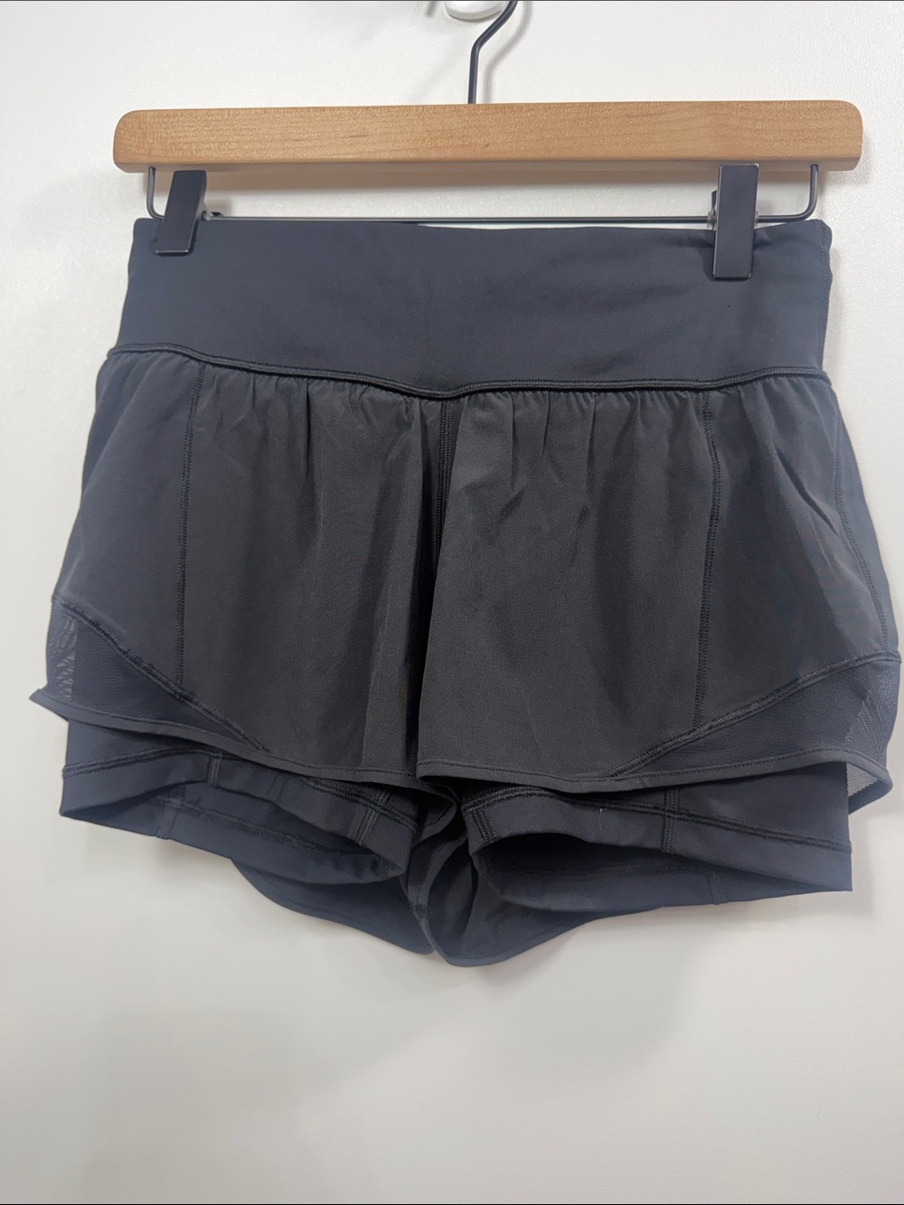 Lululemon Women’s high rise black shorts size 6